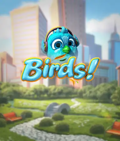 Enjoy the whimsical world of Birds! by Betsoft, featuring colorful visuals and unique gameplay. See as adorable birds fly in and out on electrical wires in a dynamic cityscape, offering fun ways to win through cascading wins. An enjoyable take on slot games, perfect for those seeking a unique gaming experience.